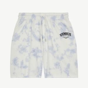 The Kooples NWT Venice Print Gradient Cotton Shorts Size Medium In Lavender